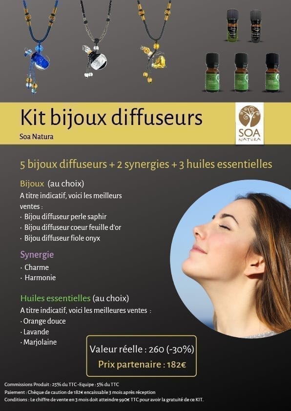Kit Bijoux diffuseurs